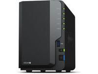 NAS Synology Disk Station DS224+ - 2-Bay - 4x 2,7GHz Prozessor - 2GB DDR4 RAM - 2xGbit LAN - 2x USB-A 3.0 - Schwarz